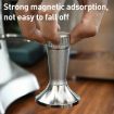 58.3mm Mesh Texture Coffee Powder Pressing Hammer Stainless Steel Silver - 7