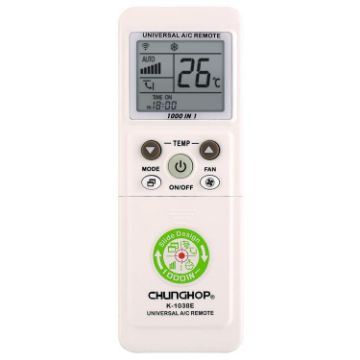 Universal Air Conditioner Remote - CHUNGHOP K-1038ES with Brand Pairing - 1