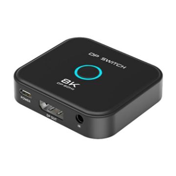 FJGEAR FJ-8K201DP 8K 60Hz DP One-way Switch US Plug - 1