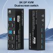FJGEAR FJ-8K202DB 8K 60Hz DP Monitor KVM Switch EU Plug - 2