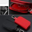 Dark Green Universal Car Key Case - Cowhide Leather Protective Cover - 2