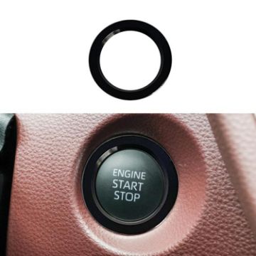Toyota Corolla Cross/Yaris Key Ignition Switch Ring Cover, Black Outer Ring - 1