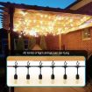 Black M5 Metal Sheep Eye Spring Hook - 20pcs Box - 4