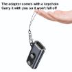 Smart Watch/Bone Conduction Earphone USB-C Adapter, 2 Pin 2.8mm Black - 7
