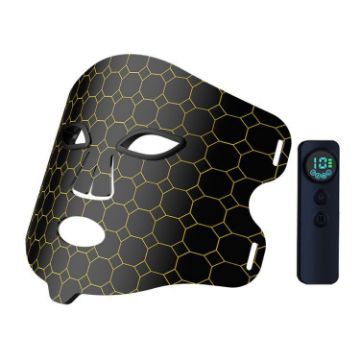 Vibration Massage Photon Mask - WG-B-M03 Facial Beauty Device, UK Plug - 1