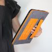 Infinix XPad 11 2024 Yellow Leather Tablet Case with Wristband - 6