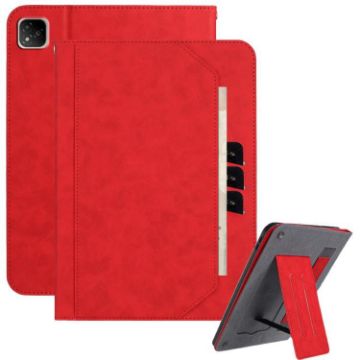 Infinix XPad 11 2024 Red Leather Tablet Case with Wristband - 1
