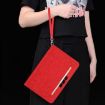 Infinix XPad 11 2024 Red Leather Tablet Case with Wristband - 8