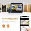 ESCAM C88 4.3" 1080P WiFi Video Doorbell with Night Vision & Audio (Black) - 5