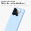 Xiaomi 14 Pro Light Purple Liquid Silicone MagSafe Phone Case - 3