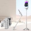 FUNSNAP P15 Mini Portable BT Handle Selfie Stick & Stand - White - 1