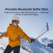 FUNSNAP P15 Mini Portable BT Handle Selfie Stick & Stand - White - 5