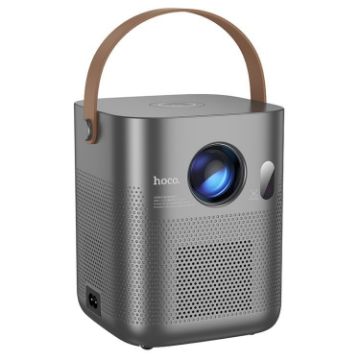 hoco DT4 720P 190ANSI Autofocus Projector Android UK Plug Metal Grey - 1