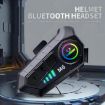 SOMAN M6-Soft Mic Motorcycle Helmet Bluetooth Headset Stereo Voice - 3