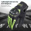 SOMAN CG666 Motorcycle Riding Gloves, Anti-slip Full Finger, Size M, Black - 3