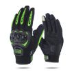 SOMAN CG666 Motorcycle Riding Gloves, Anti-slip Full Finger, Size L, Green - 1