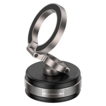 D1X Vacuum Magnetic 360 Rotating Car Holder - Tarnish Finish - 1