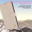 Redmi 11A/12C Apricot Leather Phone Case with Metal Bow & Hand Strap - 4