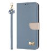 Redmi 13C 4G Global Leather Phone Case with Hand Strap - Light Blue - 2