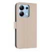 Redmi Note 13 4G Global Leather Case with Hand Strap - Apricot - 3