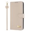 Redmi Note 14 Pro 5G/14 Pro+ Apricot Leather Case with Hand Strap - 2