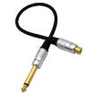 6.35mm Mono Plug to RCA Female Adapter Cable for Amp, Speaker, Guitar 0.3m - 3