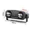 Double Magic Ball Laser Light LED Water Ripple RGB Stage Lamp USB-IN - 2