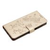 Samsung Galaxy A03 Core Gold Leather Case with Rose Flower Embossing - 6