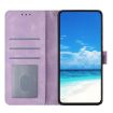 Samsung Galaxy A41 Light Purple Rose Embossed Leather Phone Case - 4