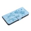 Samsung Galaxy A53 Sky Blue Rose Embossed Leather Phone Case - 6