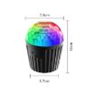 Stripe Magic Ball Light LED RGB Rotating Stage Lamp, Remote Control - 2