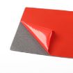Tesla Model 3 2023 Carbon Fiber Trunk Button Frame Sticker Red - 3