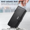 Xiaomi 14T Case: MagSafe RFID Anti-theft Zipper Wallet Leather (Black) - 4