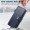 Redmi Note 13 5G Case - MagSafe RFID Zipper Wallet Leather (Blue) - 7