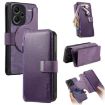 Redmi Note 13 Pro+ Case: MagSafe RFID Zipper Wallet Leather (Purple) - 1