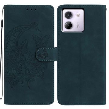 Xiaomi Poco M7 Pro 5G Green Leather Case - Moonlit Butterfly Dance - 1