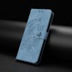 Xiaomi Poco C71 Global Blue Leather Case - Moonlit Butterfly Dance - 6