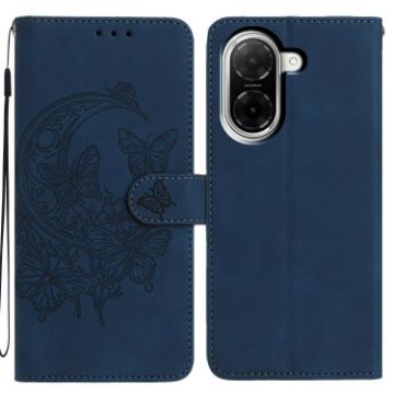 Redmi A5 4G EU Leather Case - Moonlit Butterfly Dance (Navy Blue) - 1