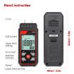 TASI TA661B Wood Moisture Meter - Moisture, Temp & Humidity Tester (Black) - 2