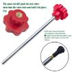 23pcs Car Tire Repair & Valve Installation Tool Set - Red - 6