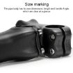 TOSEEK K04 Carbon Fiber Bike Handlebar Riser, 17 100mm (Black/Grey/Silver) - 5