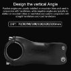 TOSEEK K04 Carbon Fiber Bike Handlebar Riser, 17 110mm (Black/Grey/Silver) - 3