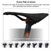 TOSEEK TS50 Green Road Mountain Bike Racing Saddle - 4
