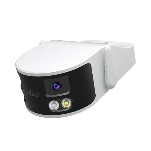 SriHome SH070 4MP Ultra-wide Waterproof Camera with Night Vision (UK Plug) - 1