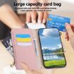 Redmi Note 13 Pro+ Pink Leather Wallet Case with Crossbody Strap - 8