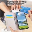Redmi Note 13 5G Leather Wallet Case with Crossbody Strap - White - 8