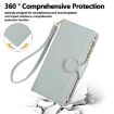 Redmi Note 13 Pro 5G Sky Blue Leather Wallet Case with Strap - 4