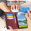 Redmi Note 13 Pro 5G Leather Wallet Case with Crossbody Strap - Black - 8