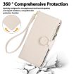 Redmi Note 13 Pro 5G Leather Wallet Case with Crossbody Strap - White - 4