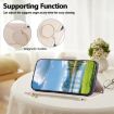 Redmi Note 13 Pro 5G Leather Wallet Case with Crossbody Strap - White - 5